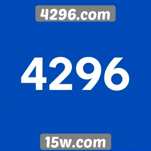 Acessibilidade e design do site 4296.com